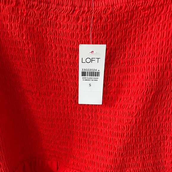 NWT Red Loft Smocked Dress - Picture 4 of 6